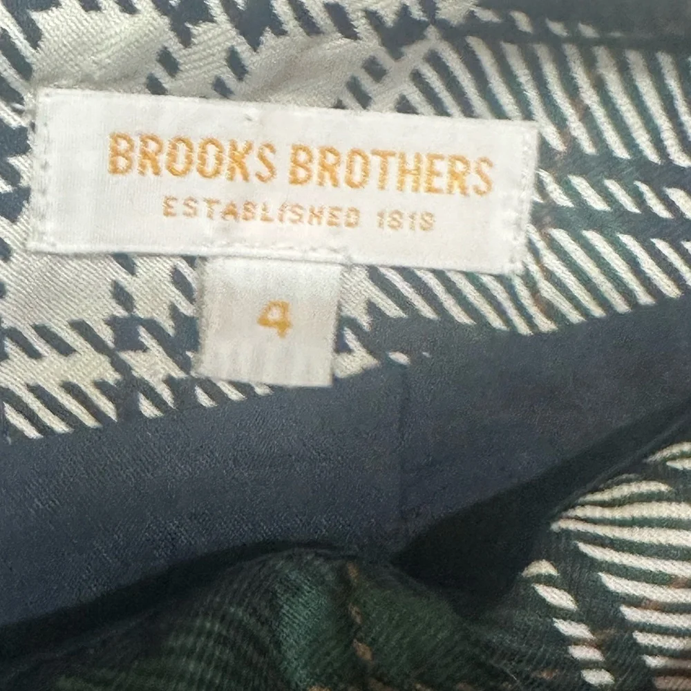 Brooks Brothers Tartan Plaid Wrap Style Skirt with Baroque Trim Size 4 EUC! - Picture 5 of 5